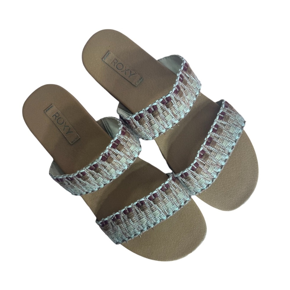 Roxy Flat Threaded Sandals size 7